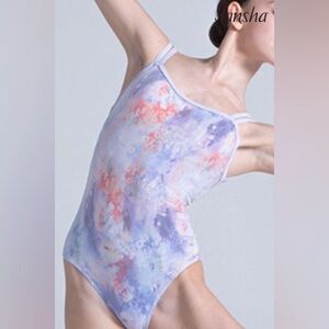 Sansha Floral Mesh Leotard Camisole